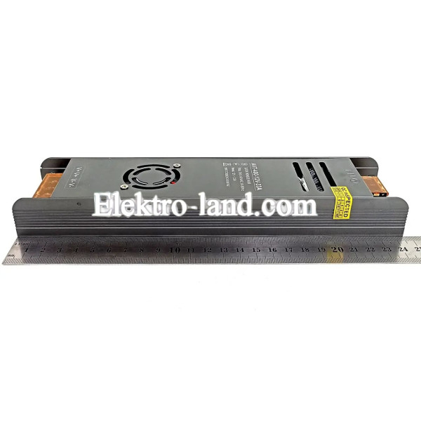 Блок питания 400W AVT-400-12V-33A мини (400Вт 12В 33А) узкий для светодиодной LED ленты, модулей, линеек
